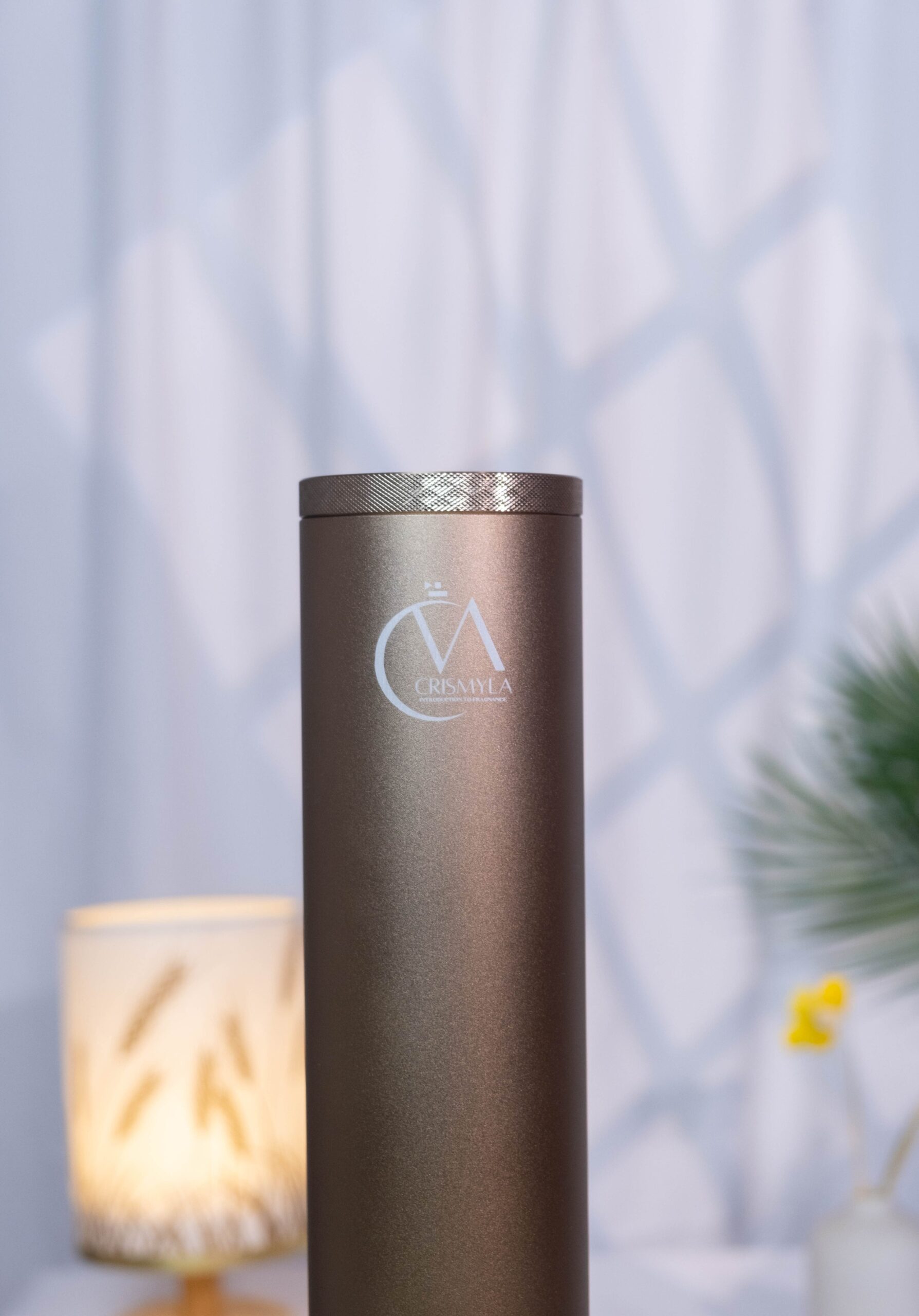 Crismyla Tabletop Wireless Aroma Diffuser (Gold)