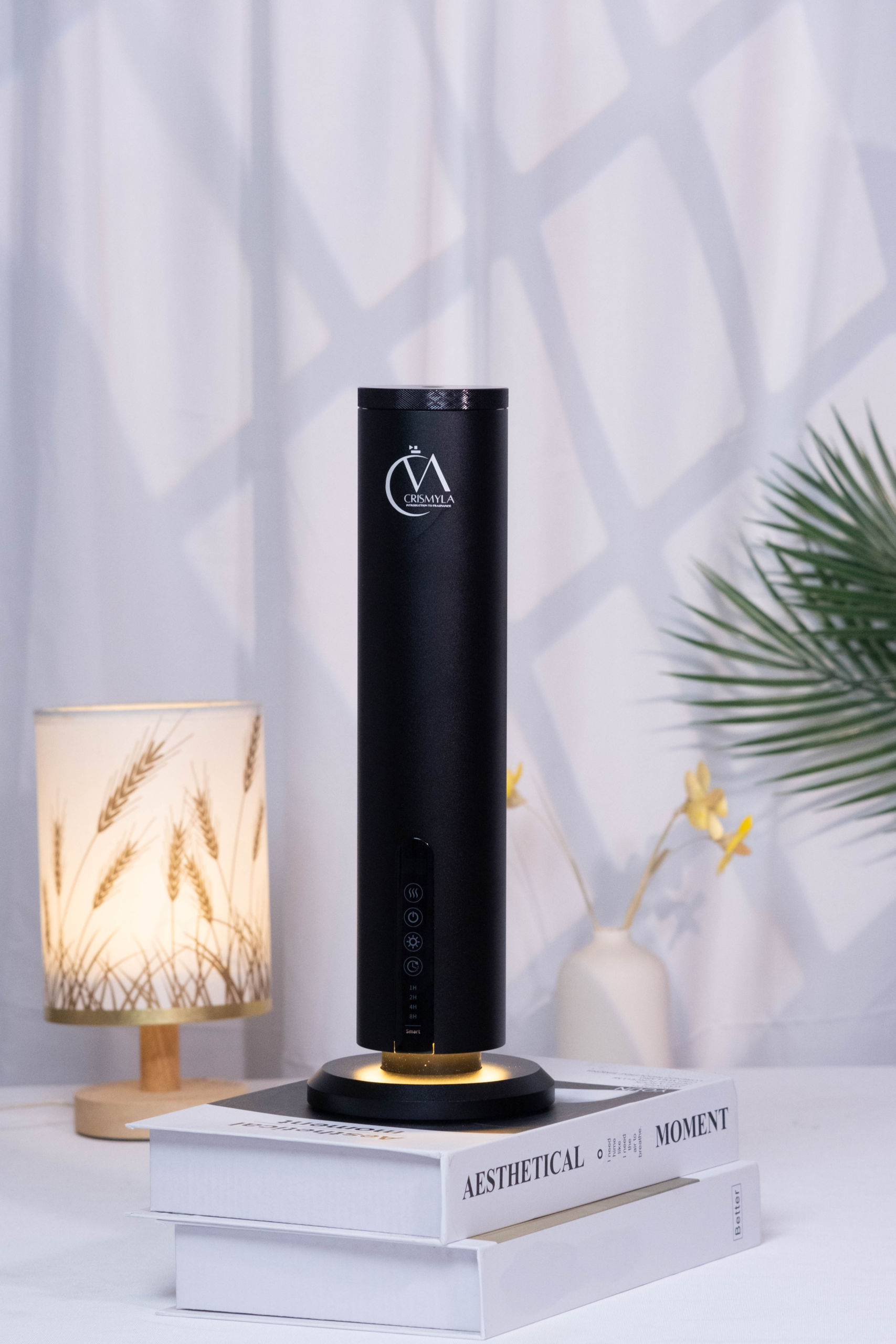 Crismyla Tabletop Wireless Aroma Diffuser (Black)